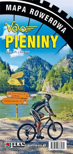 Mapa rowerowa - Pieniny 1: 30 000 w.2024 - Praca zbiorowa