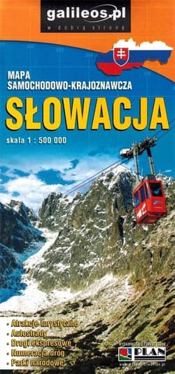 Mapa samochodowa - Słowacja 1:500 000 - Praca zbiorowa