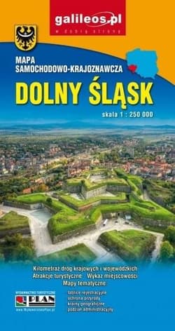 Mapa samochodowo-kraj. - Dolny Śląsk 1:250 000 w.7 - Praca zbiorowa