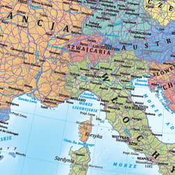 Galeria - zdjęcie nr. 2 - Mapa ścienna Europa polityczno fizyczna dwustronna 1:12 000 000