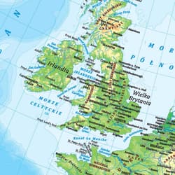 Galeria - zdjęcie nr. 5 - Mapa ścienna Europa polityczno fizyczna dwustronna 1:12 000 000