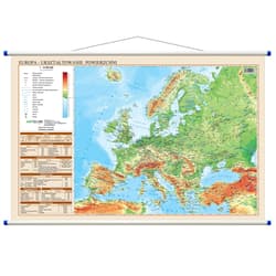 Galeria - zdjęcie nr. 4 - Mapa ścienna Europa polityczno fizyczna dwustronna 1:12 000 000