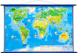 Mapa ścienna - Świat Młodego Odkrywcy