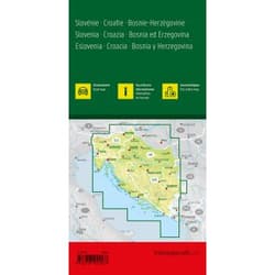 Galeria - zdjęcie nr. 2 - Mapa Słowenia Chorwacja Bośnia i Hercegowina 1:500 000 FB