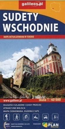 Mapa - Sudety Wschodnie 1:60 000 - Praca zbiorowa