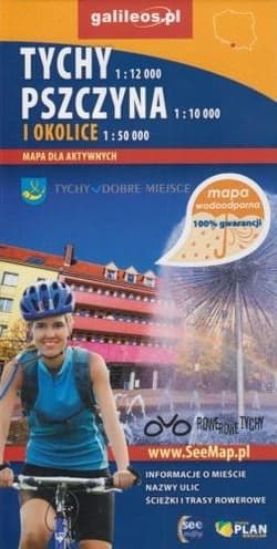 Mapa syntetyczna - Tychy, Pszczyna i okolice