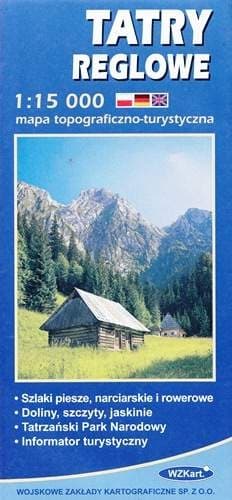 Mapa Tatry Reglowe 2014 1:15 000 WZKart - Praca zbiorowa