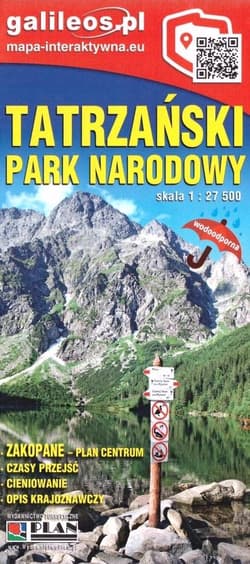 Mapa - Tatrzański Park Narodowy 1:27 500 - Praca zbiorowa