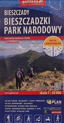 Mapa tur. - Bieszczadzki Park Narodowy laminowana - Praca zbiorowa