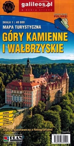 Mapa tur. - Góry Kamienne i Wałbrzyskie lam - Praca zbiorowa