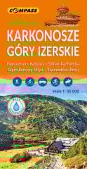Mapa tur. - Karkonosze, Góry Izerskie laminowana - Praca zbiorowa