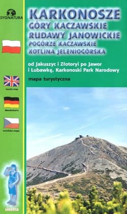 Mapa tur. Karkonosze Góry Kaczawskie 1:50 00 - Praca zbiorowa