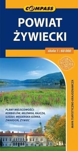 Mapa tur-krajoznawcza - Powiat Żywiecki 1:60 000 - Praca zbiorowa