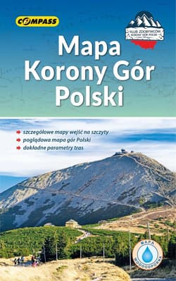 Mapa tur. - Mapa Korony Gór Polski laminowana - Praca zbiorowa