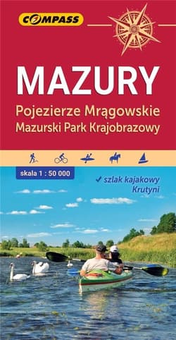 Mapa tur. - Mazury. Pojezierze Mrągowskie 1:50 000 - Praca zbiorowa