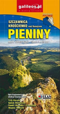 Mapa tur. - Pieniny, Szczawnica, Krościenko w.2023 - Praca zbiorowa