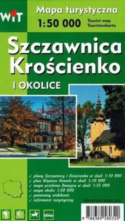 Mapa tur. - Szczawnica, Krościenko... 1:50 000 - Praca zbiorowa