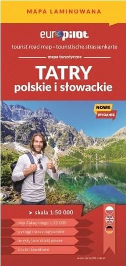 Mapa tur. - Tatry polskie i słowackie laminat - Praca zbiorowa
