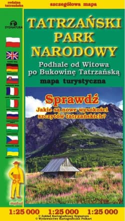 Mapa tur. - Tatrzański Park Narodowy 1:25 000 - Prca zbiorowa