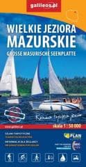 Mapa tur. - Wielkie Jeziora Mazurskie 1:50 000 - Praca zbiorowa