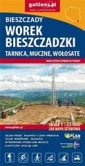 Mapa tur. - Worek Bieszczadzki, Tarnica... w.2024 - Praca zbiorowa