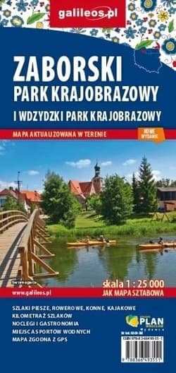 Mapa turyst. - Zaborski Park Krajobrazowy 1:25 000 - Praca zbiorowa