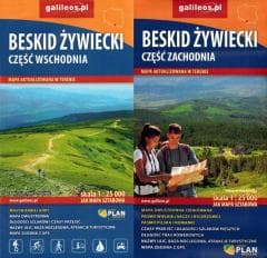Mapa turystyczna - Beskid Żywiecki 1:25 000 - Opracowanie Zbiorowe