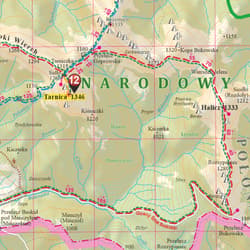 Galeria - zdjęcie nr. 3 - Mapa turystyczna Bieszczady 1:50 000