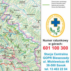 Galeria - zdjęcie nr. 5 - Mapa turystyczna Bieszczady 1:50 000