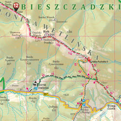 Galeria - zdjęcie nr. 4 - Mapa turystyczna Bieszczady 1:50 000