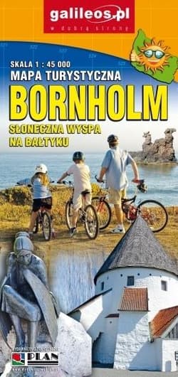 Mapa turystyczna - Bornholm 1:45 000 w.2017 - Praca zbiorowa