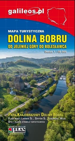Mapa turystyczna - Dolina Bobru 1:50 000 w.2025 - Praca zbiorowa