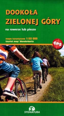 Mapa turystyczna - Dookoła Zielonej Góry - Praca zbiorowa