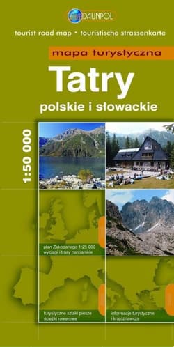 Mapa Turystyczna EuroPilot. Tatry br - Praca zbiorowa