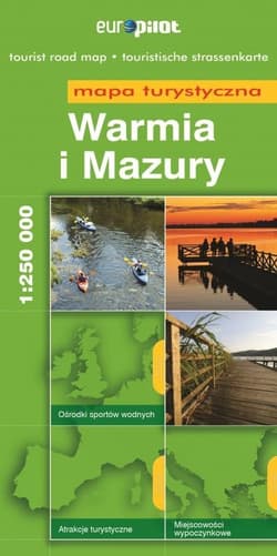 Mapa Turystyczna EuroPilot. Warmia i Mazury br - Praca zbiorowa