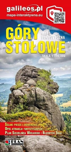 Mapa turystyczna - Góry Stołowe - Praca zbiorowa