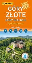 Mapa turystyczna - Góry Złote laminowana - Praca zbiorowa