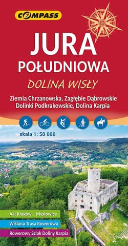 Mapa turystyczna Jura Południowa 1:50 000 - Praca zbiorowa