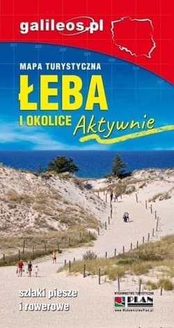 Mapa turystyczna - Łeba i okolice 1:50 000 - Praca zbiorowa