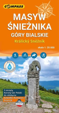Mapa turystyczna - Masyw Śnieżnika laminowana - Praca zbiorowa