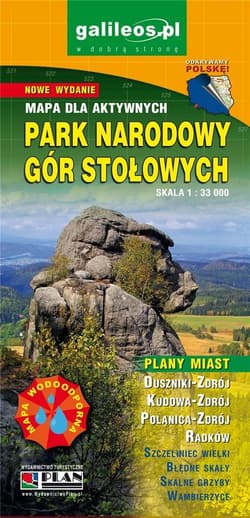 Mapa turystyczna - Park Narodowy Gór Stołowych - Praca zbiorowa