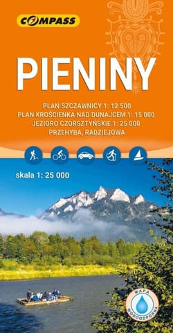 Mapa turystyczna - Pieniny 1:25 000 w.2026 - Praca zbiorowa