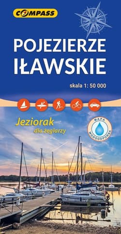 Mapa turystyczna - Pojezierze Iławskie laminowana - Praca zbiorowa