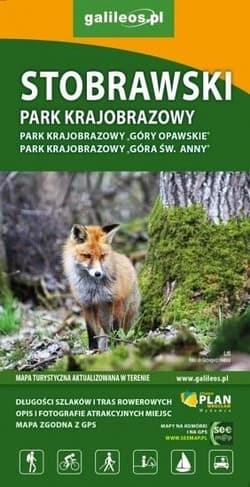 Mapa turystyczna - Stobrawski Park Krajobrazowy - Praca zbiorowa