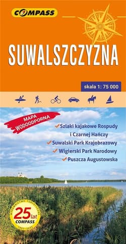 Mapa turystyczna- Suwalszczyzna 1:75 000 - Praca zbiorowa