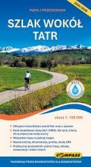 Mapa turystyczna - Szlak Wokół Tatr laminowana - Praca zbiorowa