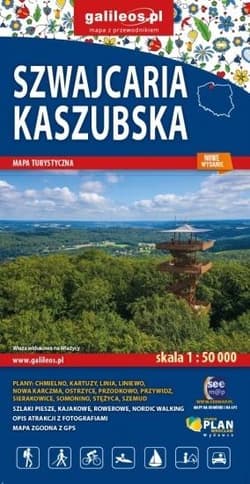 Mapa turystyczna - Szwajcaria Kaszubska - Praca zbiorowa