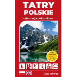 Mapa turystyczna Tatry Polskie 1:30 000 - Opracowanie Zbiorowe