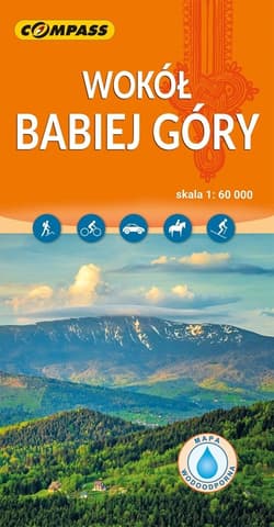Mapa turystyczna - Wokół Babiej Góry laminowana - Praca zbiorowa