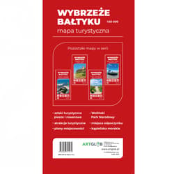 Galeria - zdjęcie nr. 4 - Mapa turystyczna Wybrzeże Bałtyku 1 Wolin Świnoujście Dziwnów Niechorze 1:50 000